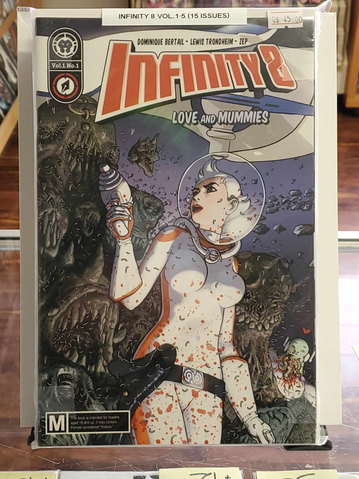 Infinity 8 Volume #'s 1-5 Magnetic Press 15 Total Issues