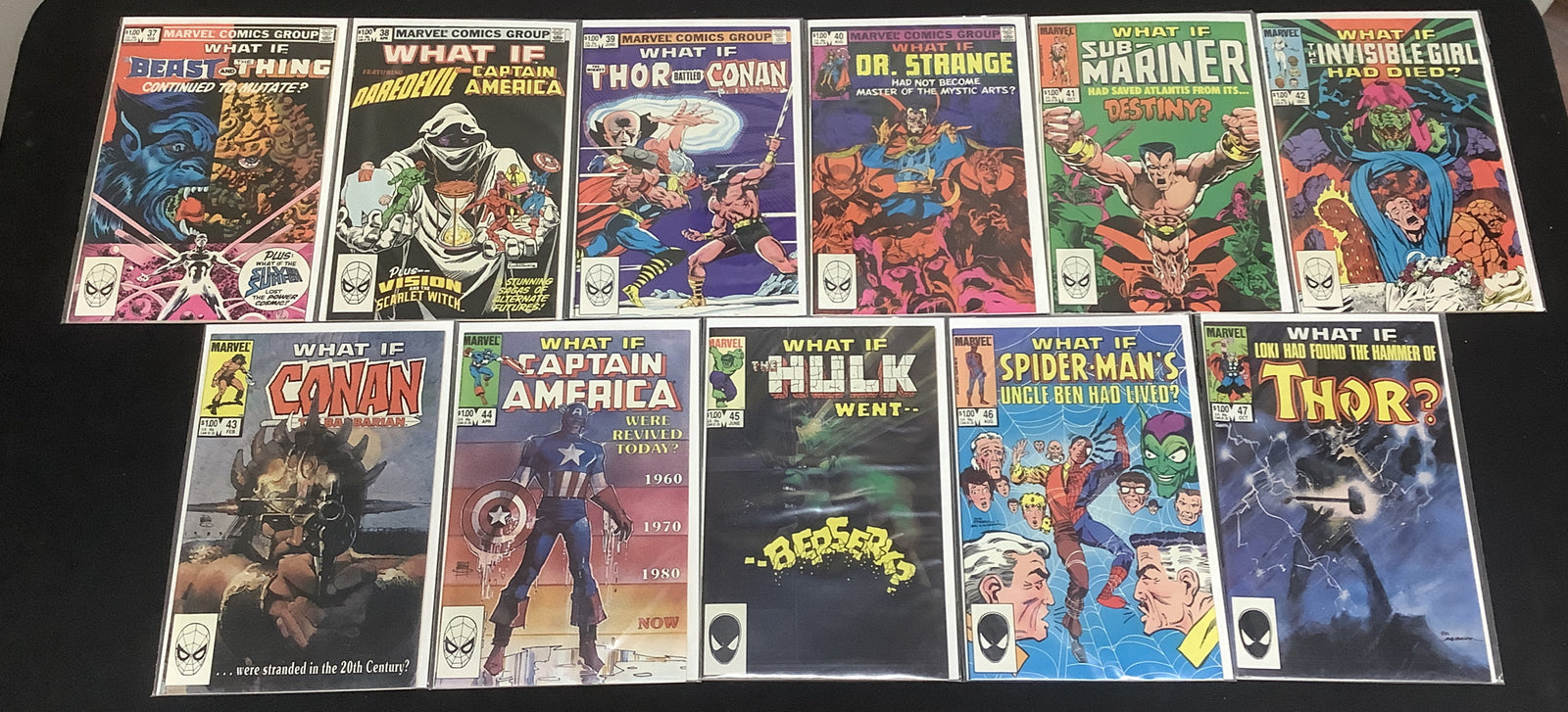 WHAT IF? #1-47 Complete Comic Series Set, Marvel 1977, 1st App Jane Foster Thor