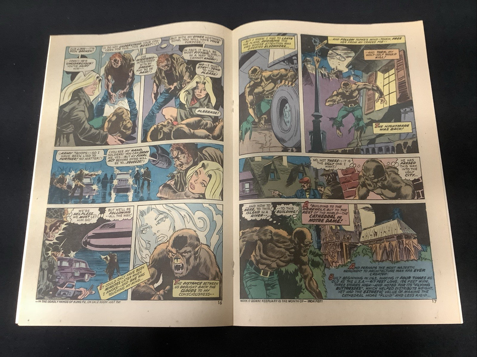 Werewolf by Night #16 (Marvel Comics April 1974) VF (8.0) Victor Hugo Inspired