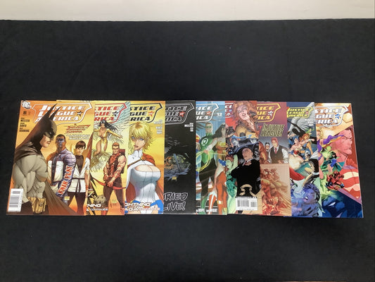 Justice League of America #8-16 comic lot (2008) Michael Turner