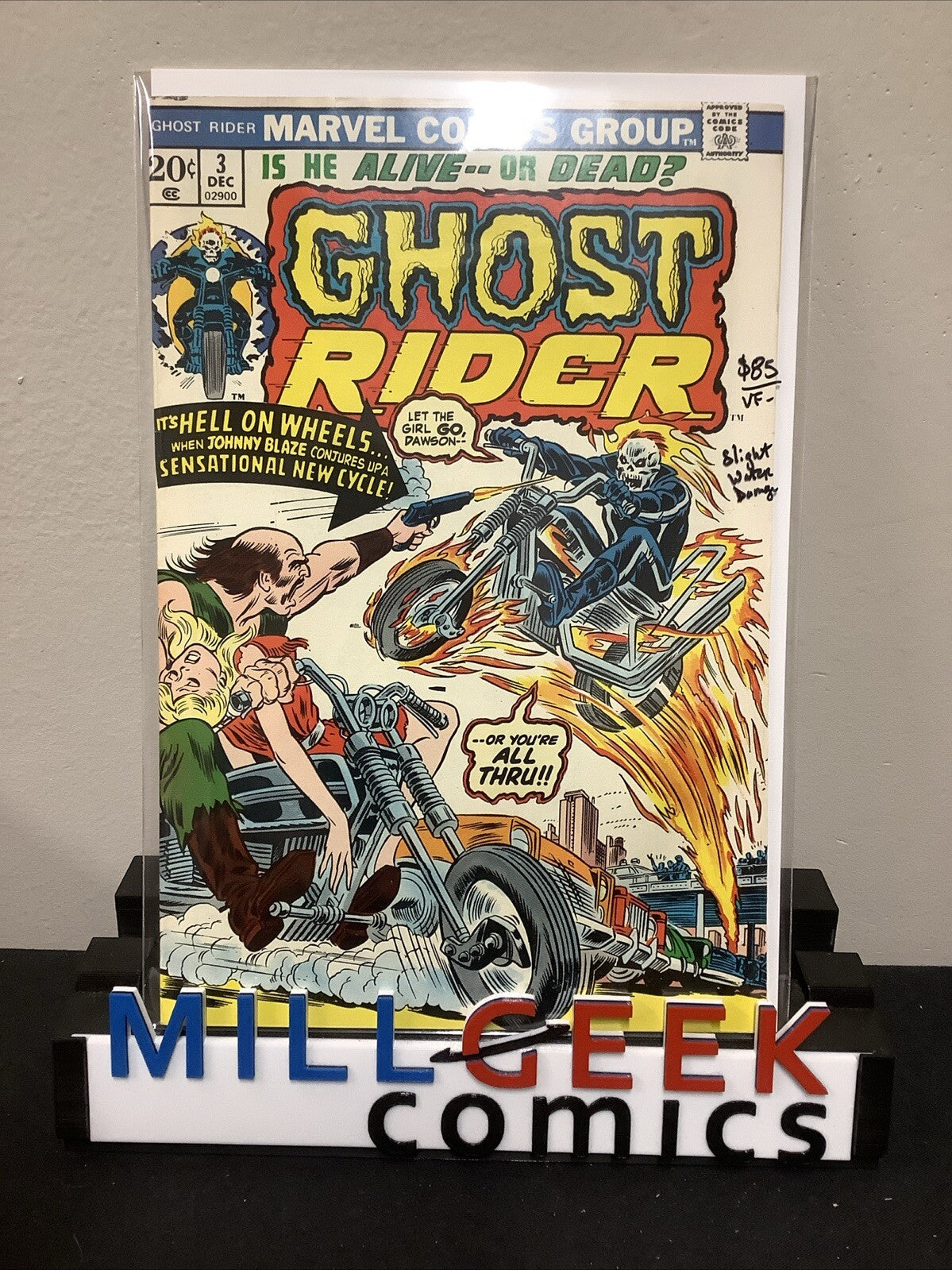 Ghost Rider #3 (Marvel Comics December 1973) VF- (7.5) Gary Freidrich/Jim Mooney