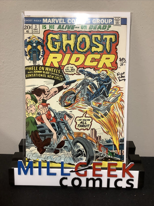 Ghost Rider #3 (Marvel Comics December 1973) VF- (7.5) Gary Freidrich/Jim Mooney