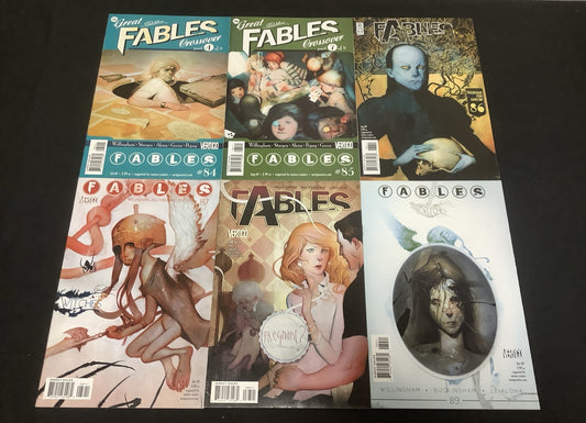 Fables #84-89 Comic Lot, DC/Vertigo, Bill Willingham Mark Buckingham, 2009