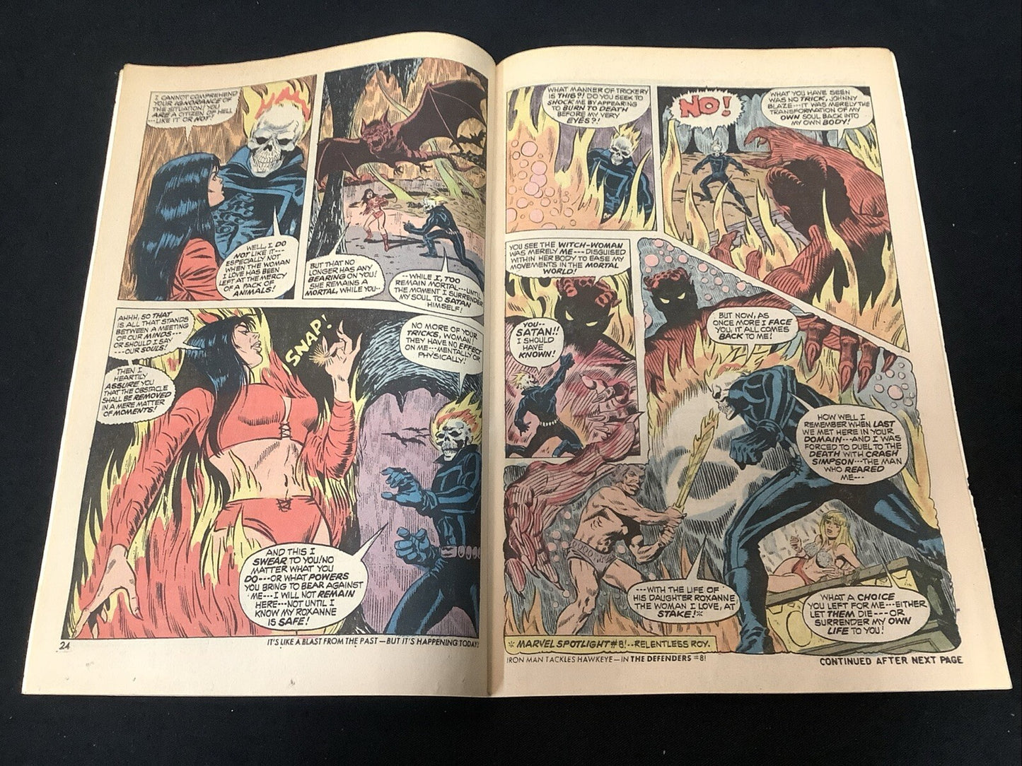 Ghost Rider #2 (Marvel Comics October 1973) F/VF (7.0) Slight Water Damage