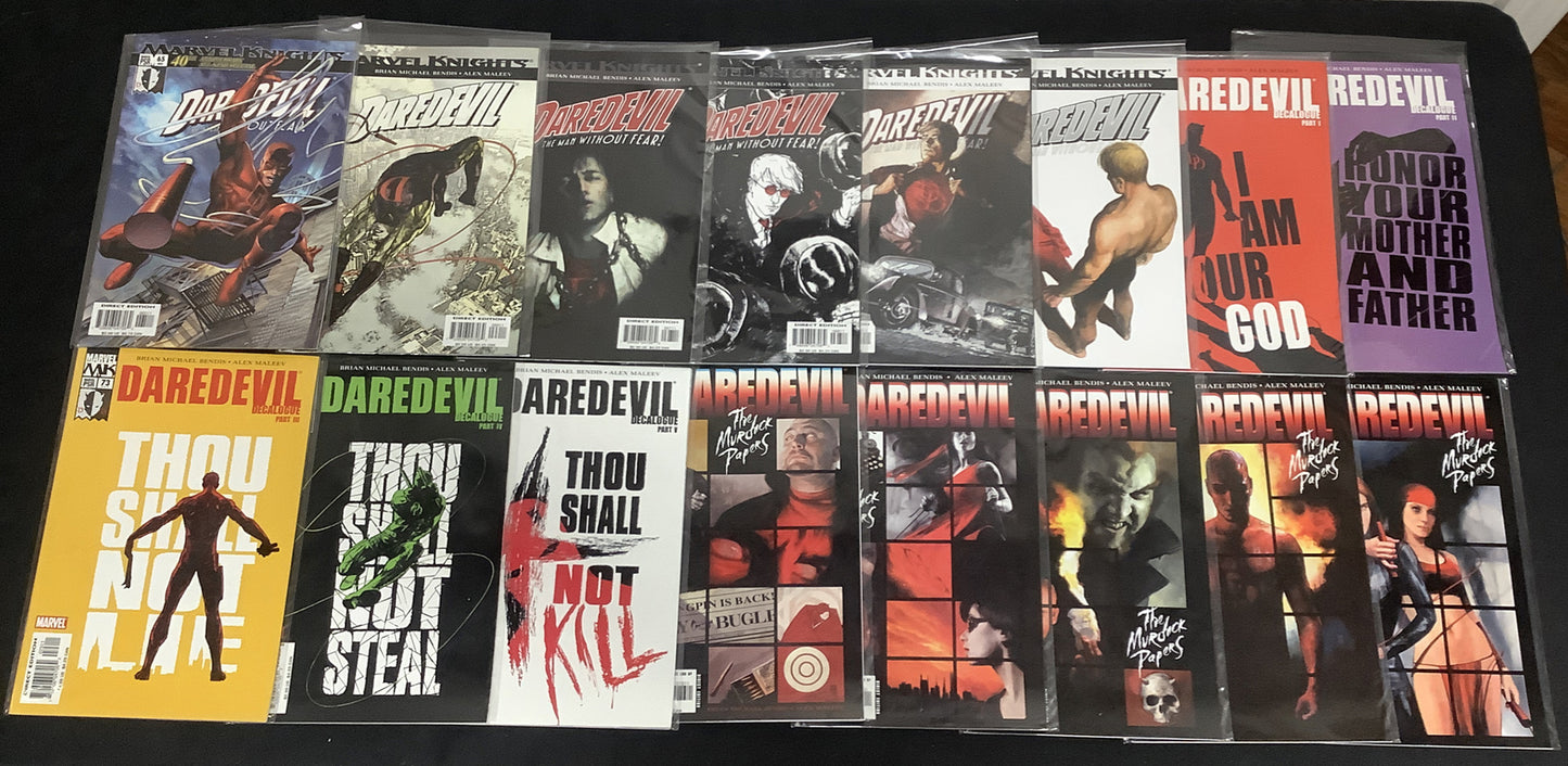 Daredevil #1-110 Comic Lot, 1st App/Origin Echo, Death Karen Page, Kevin Smith