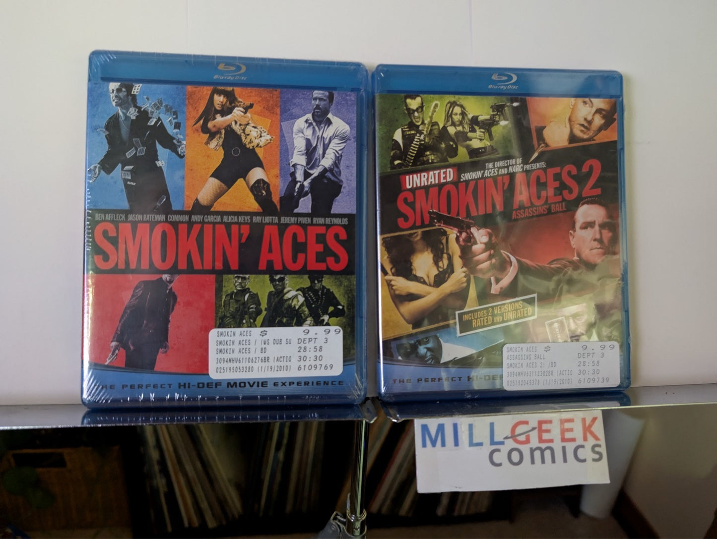 Smokin' Aces / Smokin' Aces 2, 2 Movie Set (Blu-Ray) Brand New -JD