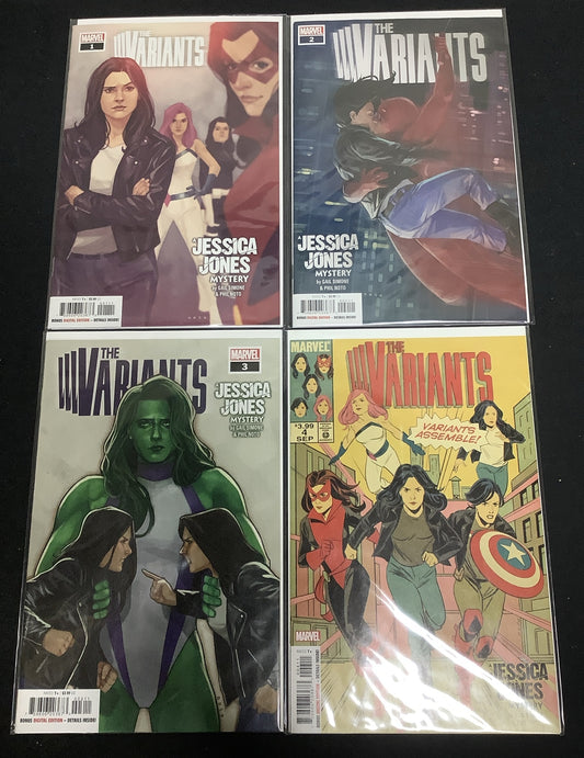 Variants #1-4 Comic Lot, Marvel, Gail Simone/Phil Noto, 2022