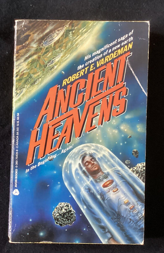 Vardeman ANCIENT HEAVENS 1st Avon Printing 1989 (PB) -JD