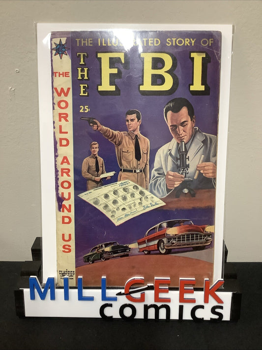 World Around Us #6 (1959) VG+ (4.5) FBI Illustrated Stories, George Evans