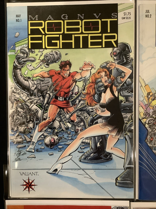 Magnus Robot Fighter #1-8 Comic Lot, Valiant, 1st App Rai, Origin X-O Armor