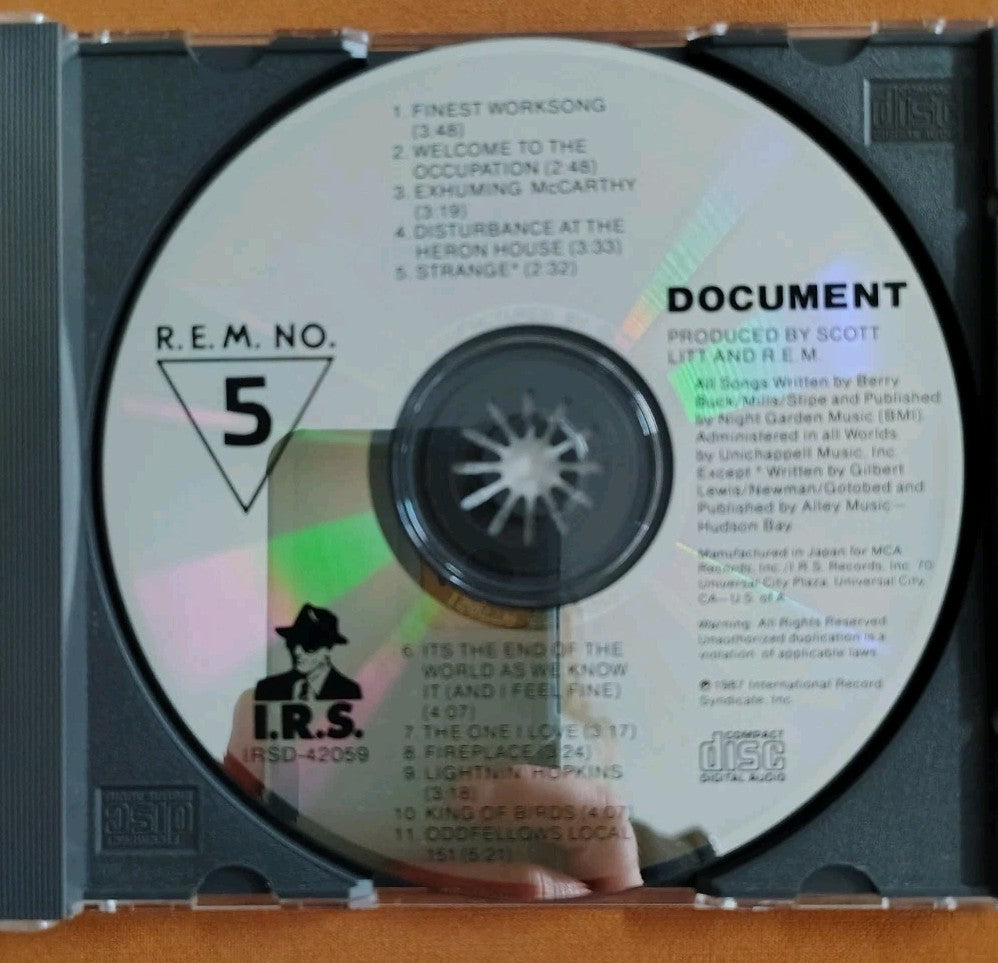 R.E.M. 4 CD Lot, New (Green, Document, Out Of Time) JD