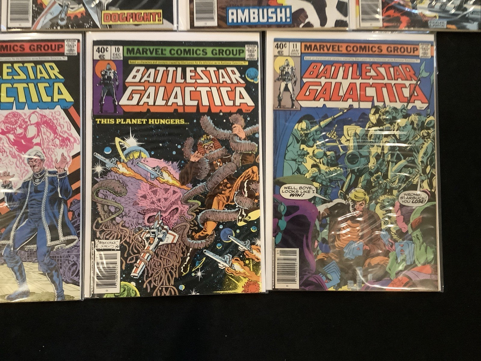 Battlestar Galactica #1-11 Comic Lot, Marvel, 1st Walt Simonson Written Comic