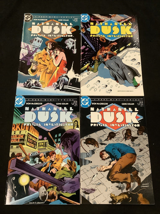 Nathaniel Dusk #1-4 Complete Mini Series, DC Comics, McGregor/Colan, 1984