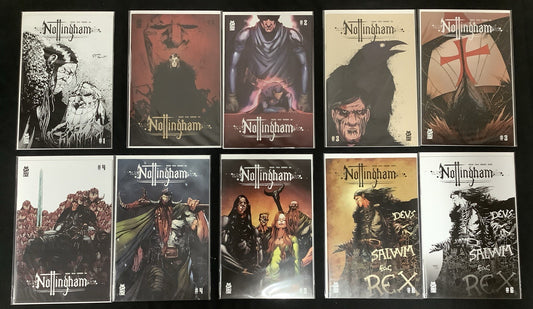 Nottingham #1-6 Comic Lot, Mad Cave, Multiple Printing Variants, See Description
