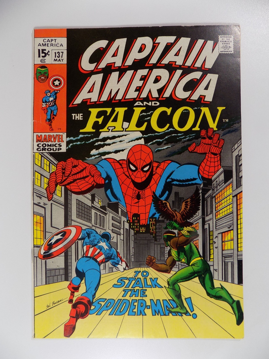 Captain America #137 Marvel Comic May 1971 Very Fine
