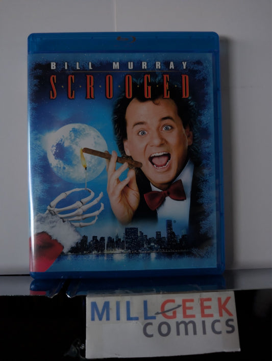 Scrooged / George C. Scott in A Christmas Carol (Blu-Ray) Like New -JD