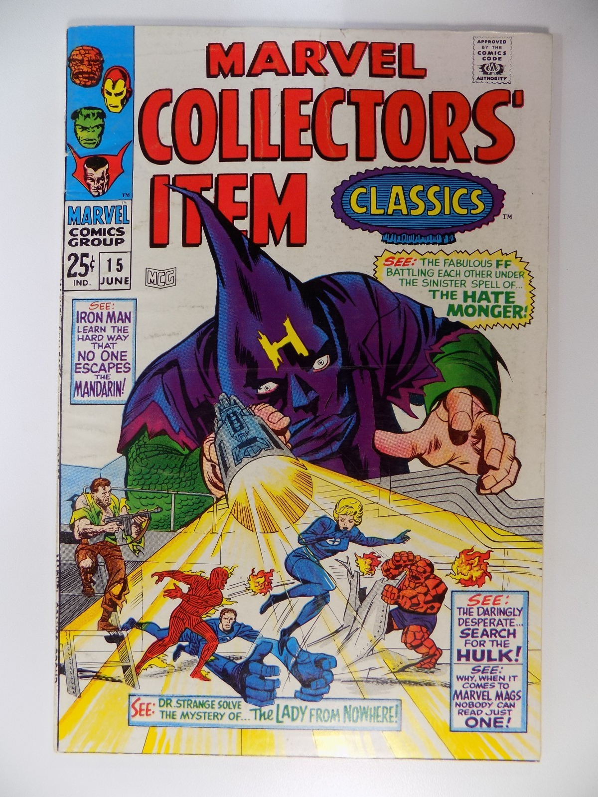 Marvel Collectors' Item Classics #15 Fine/Very Fine June 1968