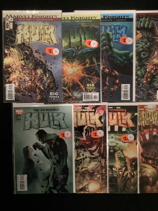 Incredible Hulk #71-91 Comic Lot, Marvel Comics, Daniel Way, 2004