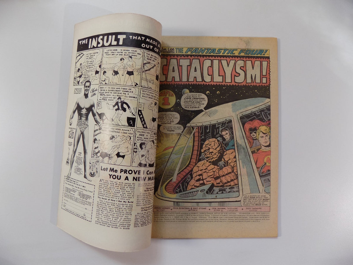 Giant-Size Fantastic Four #2 Marvel Comic August 1974 Very Fine-
