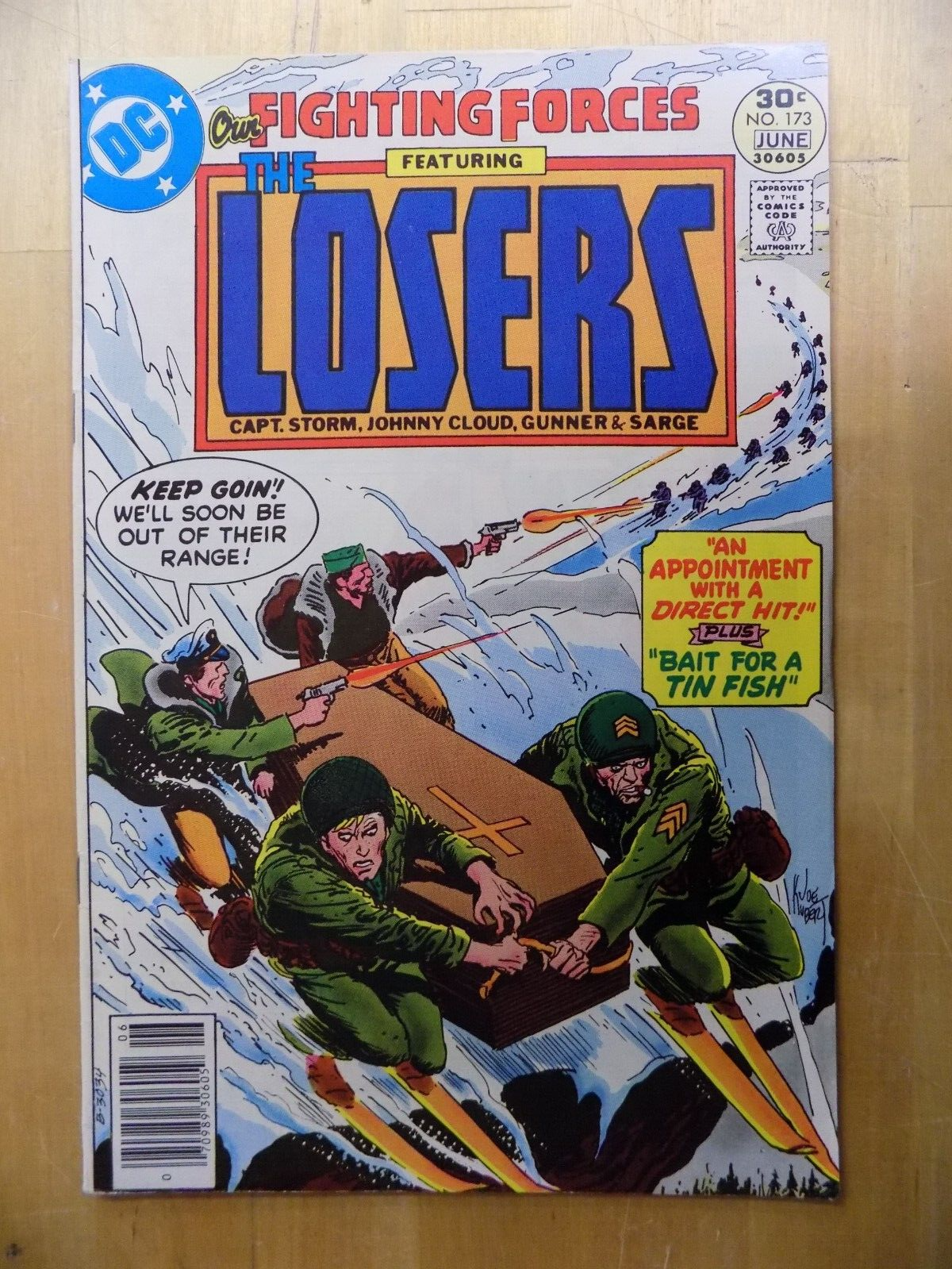 Our Fighting Forces featuring The Losers #168-173 Joe Kubert