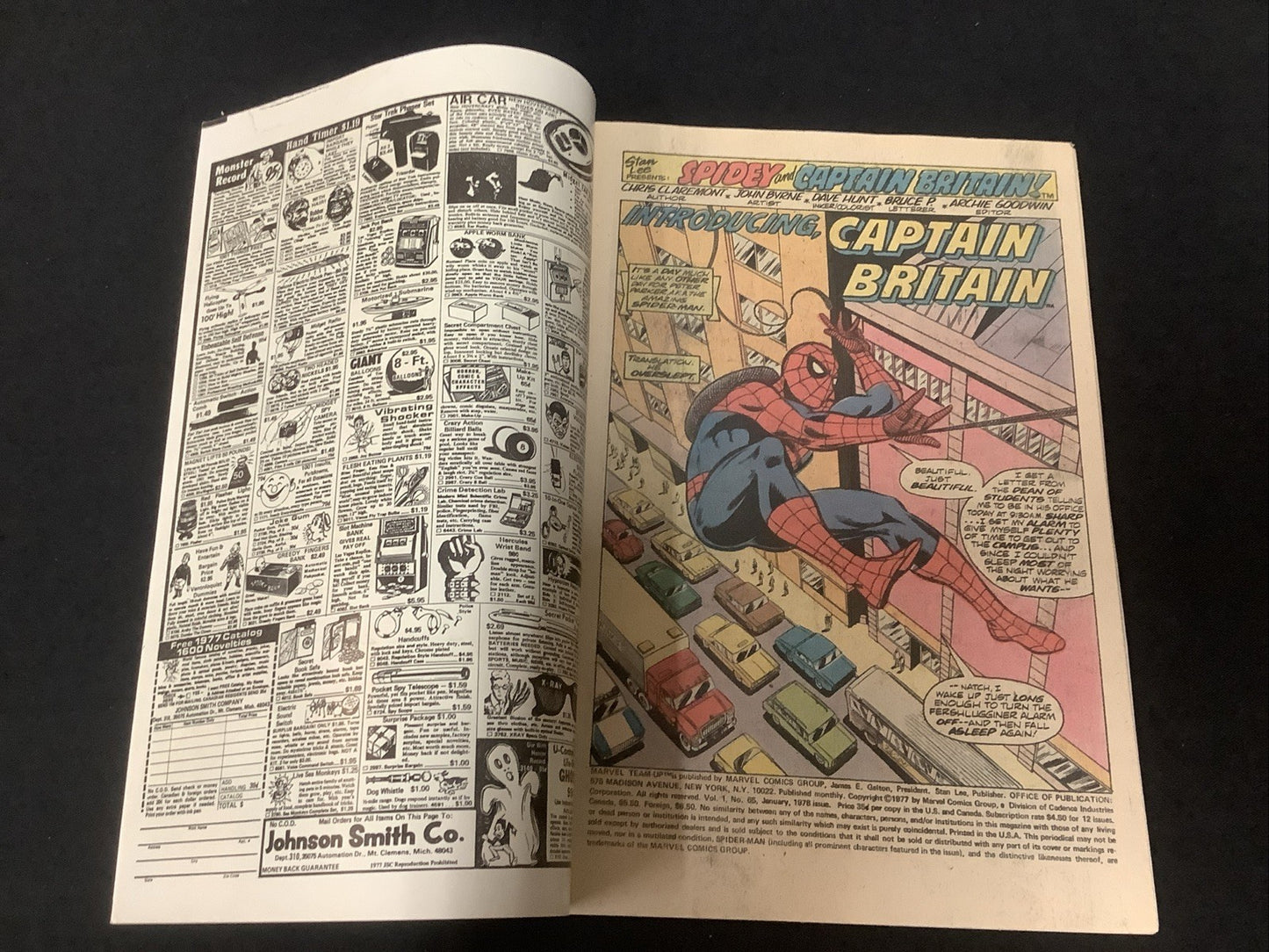 Marvel Team-Up #65 (1978) VF/NM (9.0) Manufactured Without A Top Staple, See Pic