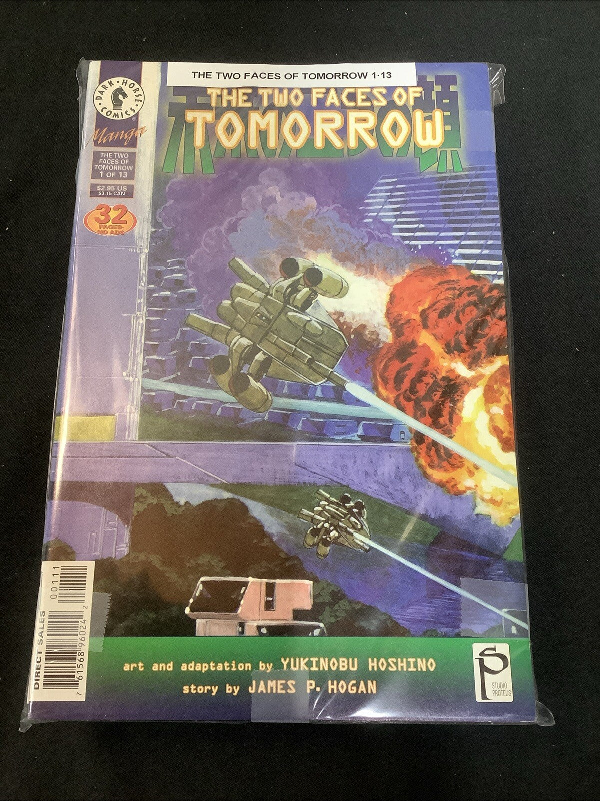 Two Faces Of Tomorrow #1-13 Complete Comic Set, Dark Horse Comics, Yukinobu