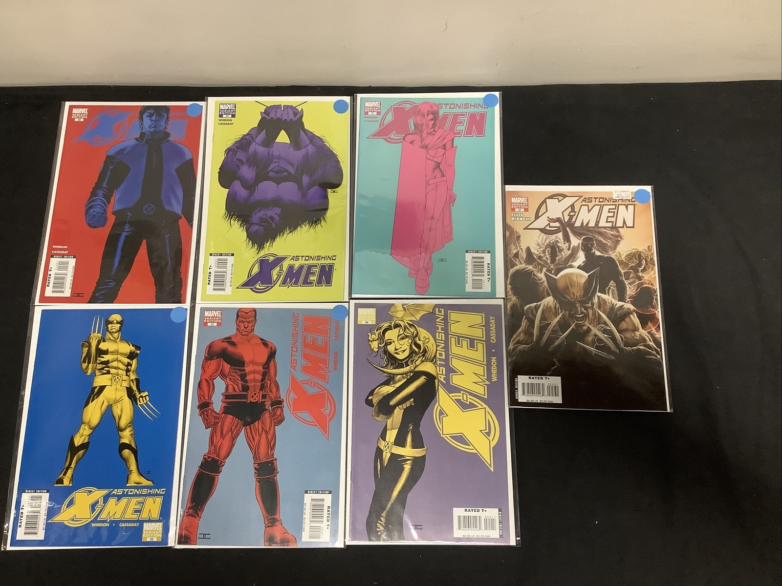 Astonishing X-Men #19-25 Variant Comics