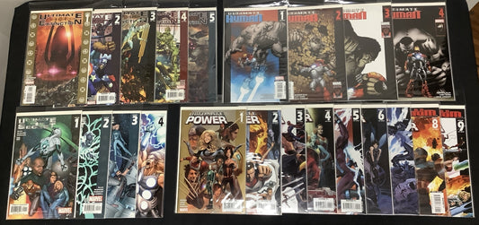 Ultimate Marvel Bundle, Extinction #1-5, Human #1-4, Secret #1-4, Power #1-9