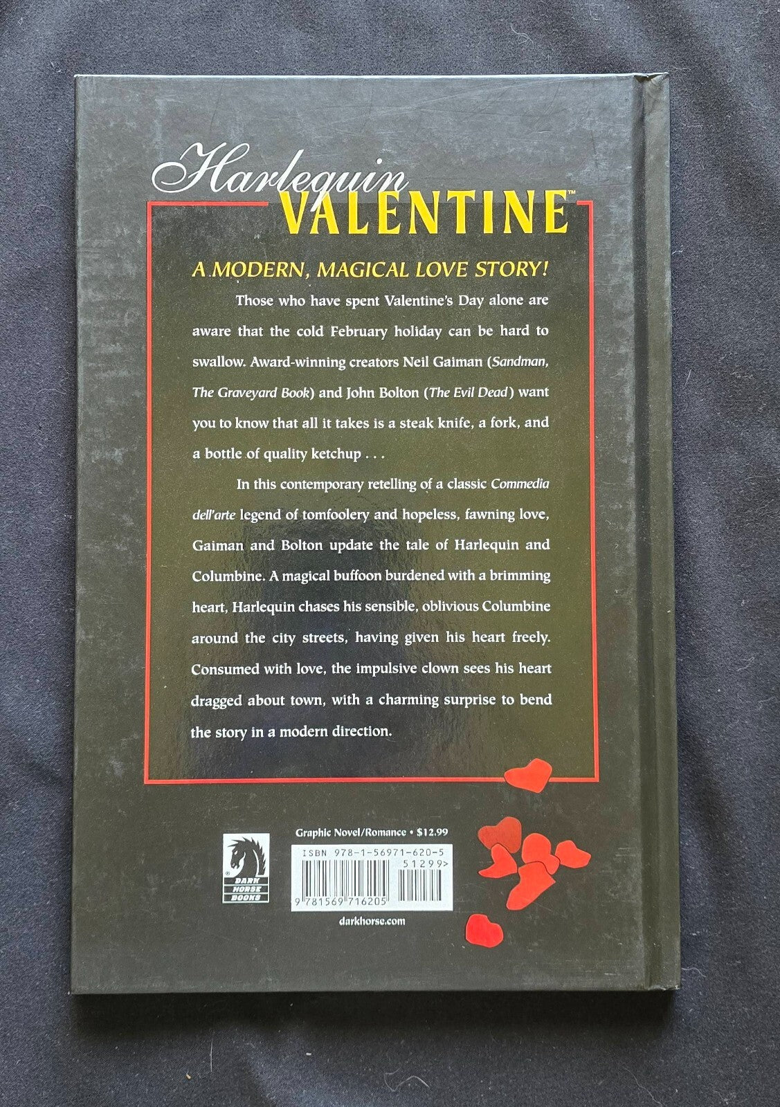 Harlequin Valentine - Hardcover By Neil Gaiman & John Bolton 1st Ed (Nov 2001)