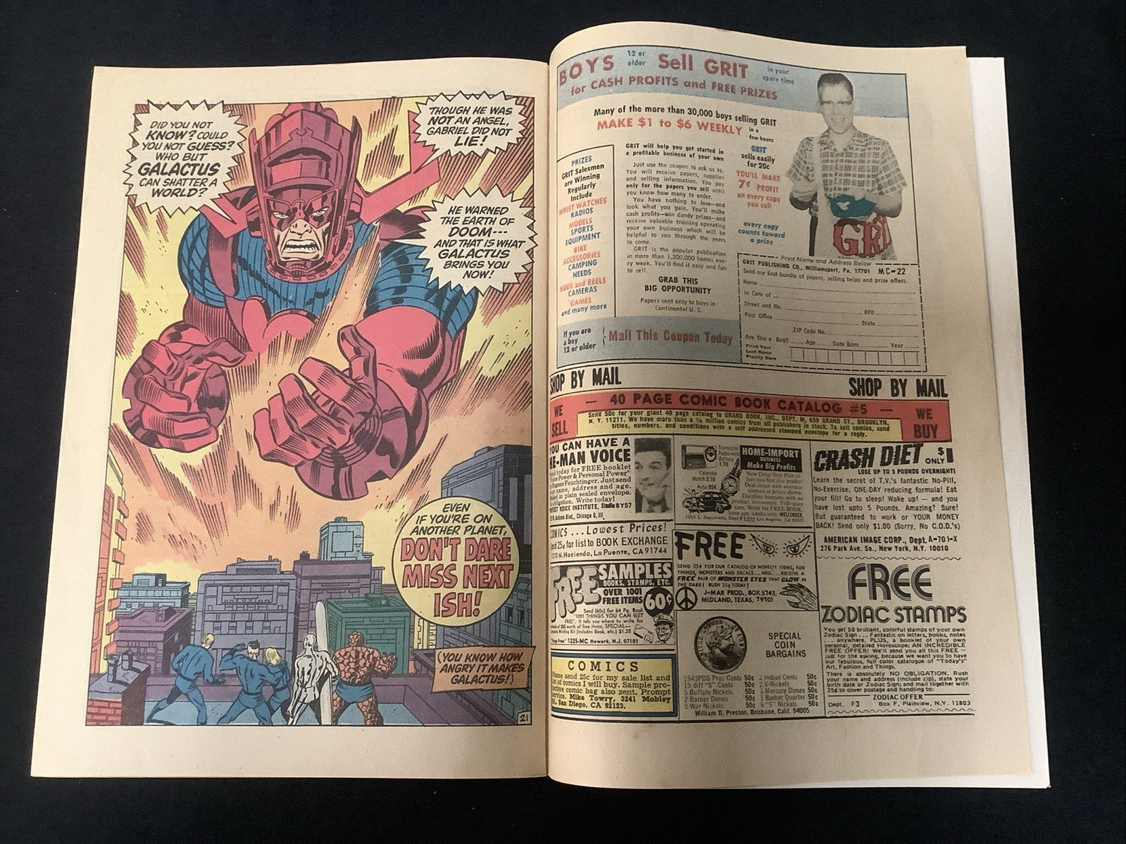 Fantastic Four #121 (Marvel Comics April 1972) F+ (6.5) John Buscema/Stan Lee