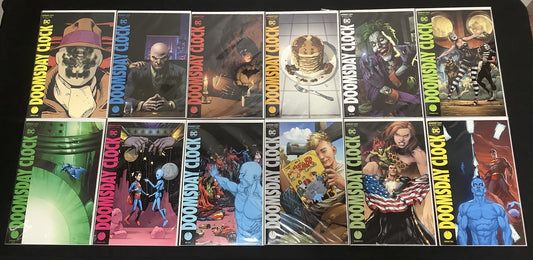 Doomsday Clock #1-12 Complete Comic Set, Geoff Johns Gary Frank, Lenticular, DC