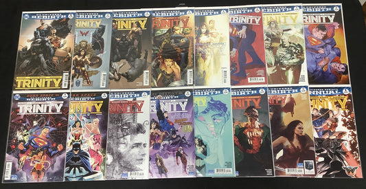 Trinity #1-15 + Annual #1 Comic Lot, DC Rebirth, Francis Manapul, 2016