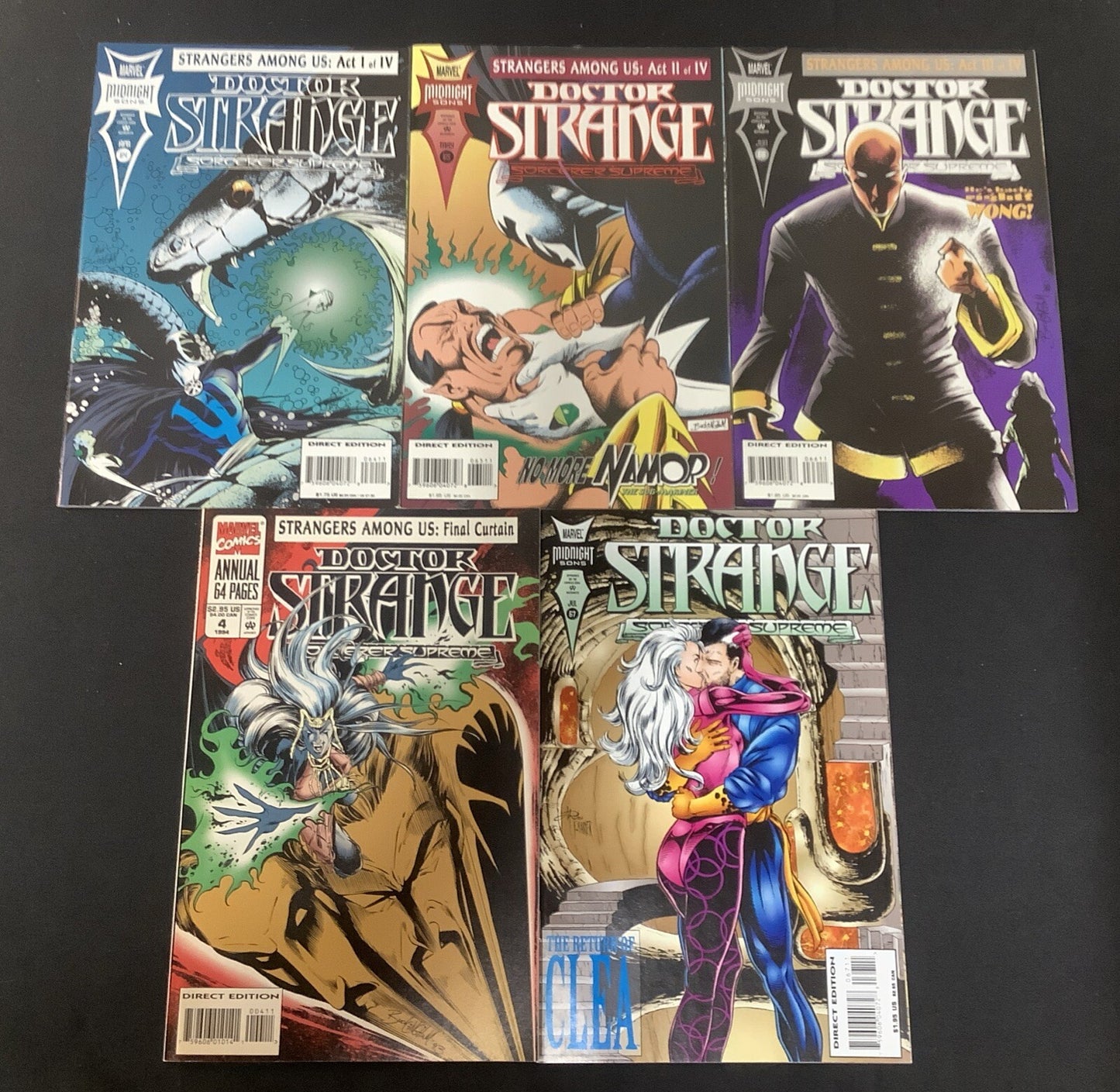 Doctor Strange Sorcerer Supreme #64-67 + Annual #4 Comic Set, Strangers Among Us