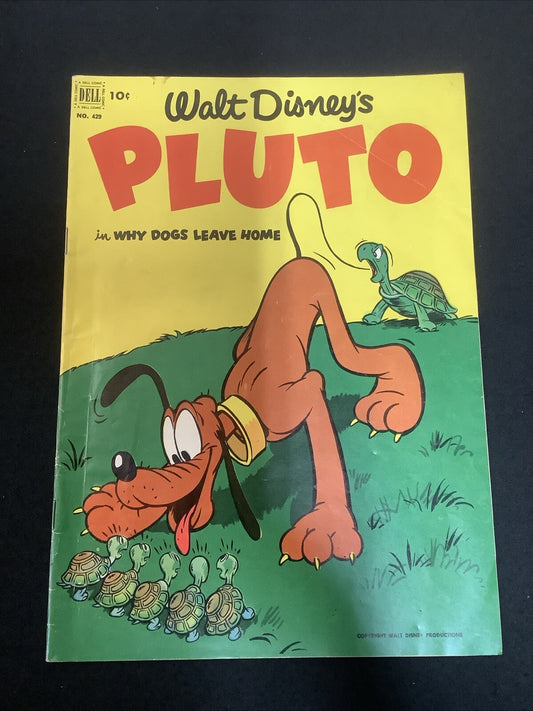 Walt Disney’s Pluto #429 (Dell Comics 1952) F (6.0) Off White Pages