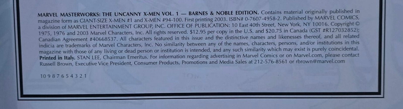 Marvel Masterworks: X-Men Vol #1 - Giant Size X-Men (2003) - TPB Barnes & Noble