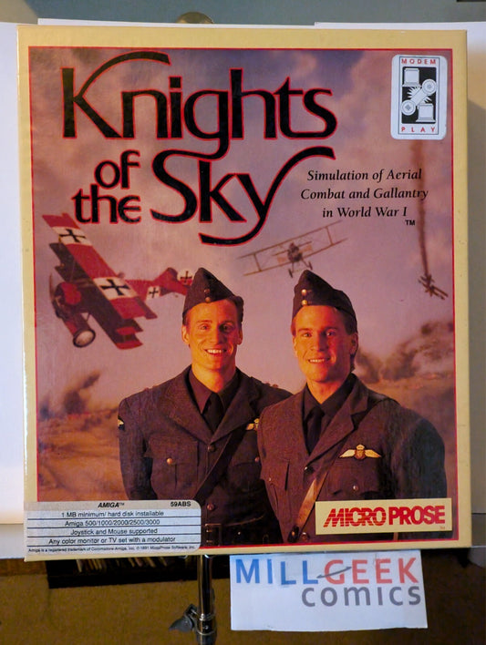 Knights of the Sky, Amiga Big Box NO DISCS JD