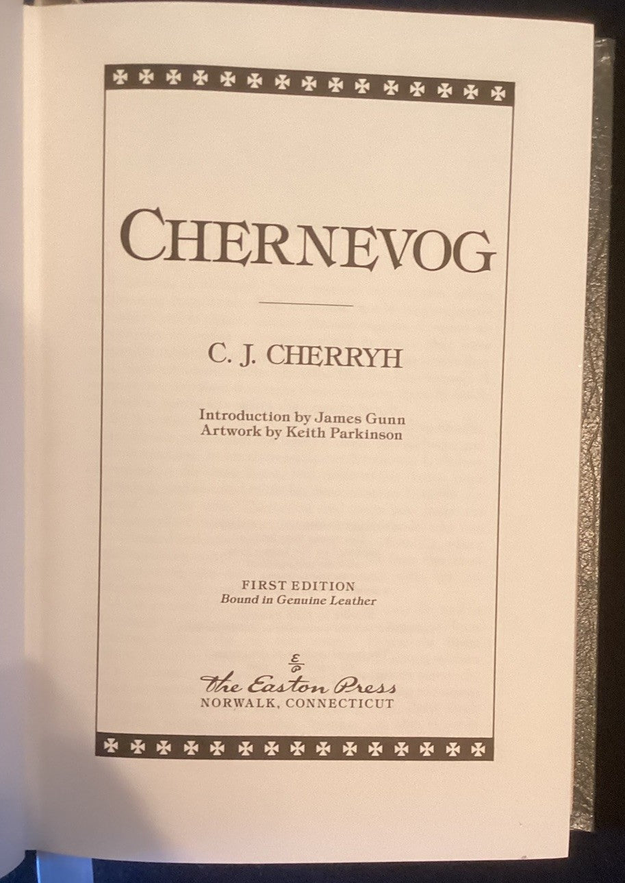 Chernevog by C.J. Cherryh - Easton Press Signed First Edition Leather Bound -JD