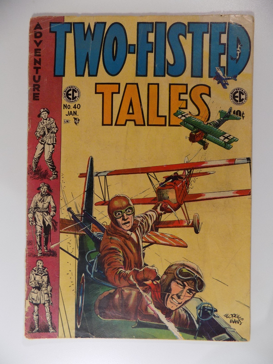 Two-Fisted Tales #40 EC Comic January 1955 Good
