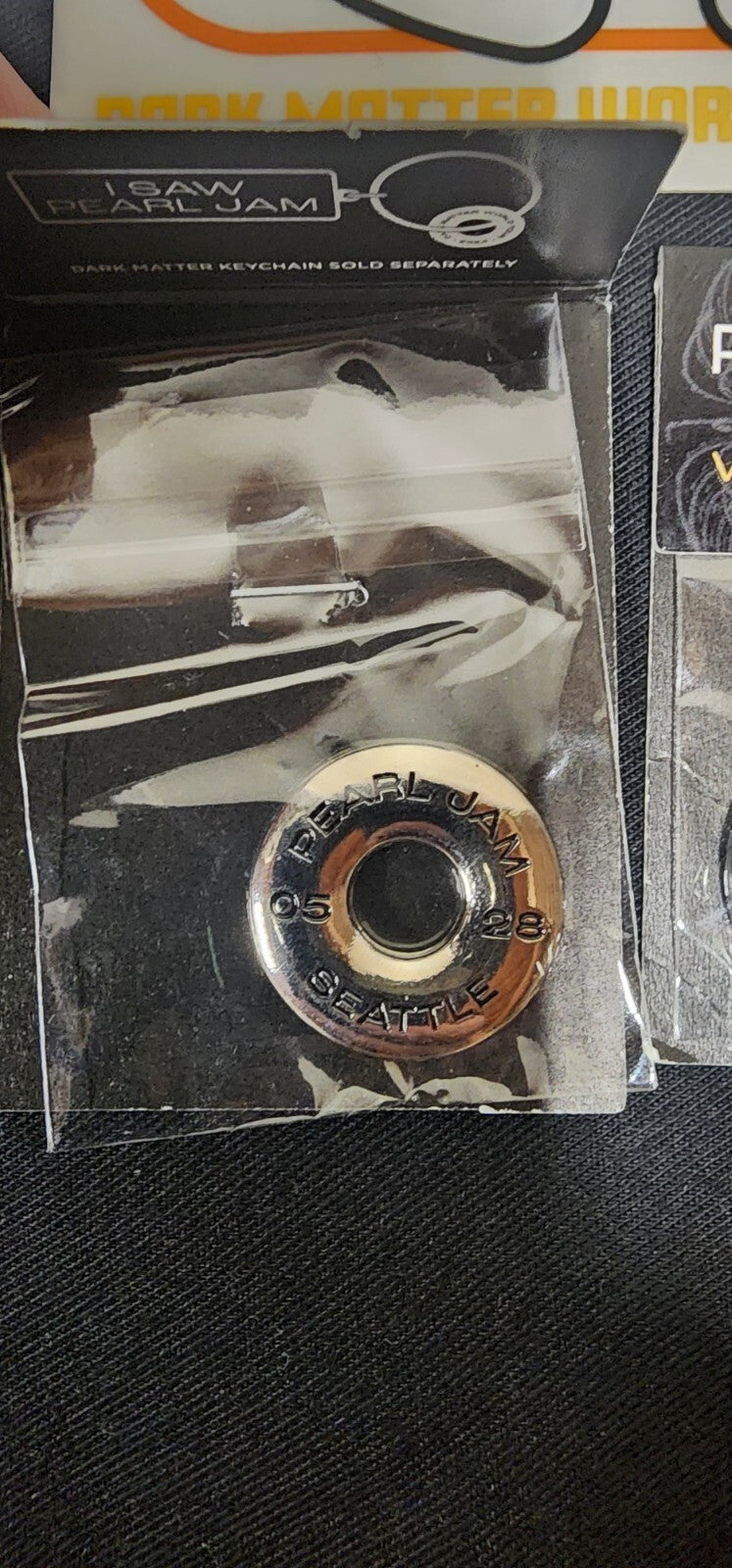 SET OF 2 PEARL JAM EVENT TOKENS Plus Bonus Stickers - SEATTLE MAY 28 & 30 2024
