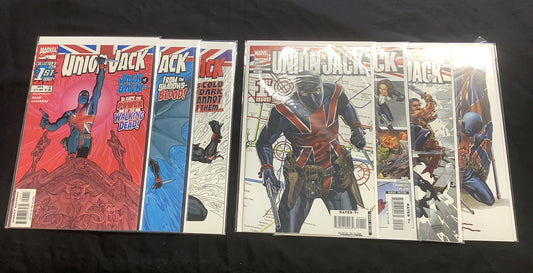 Union Jack Comic bundle, Two Complete Mini-series, Marvel Comics, 1996