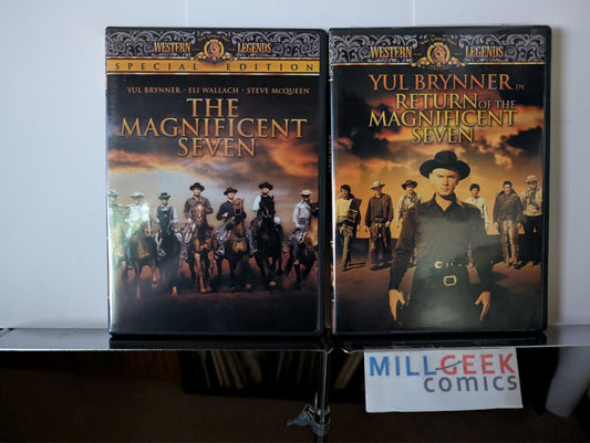 The Magnificent Seven & Return of the Magnificent Seven (DVD) Like New -JD