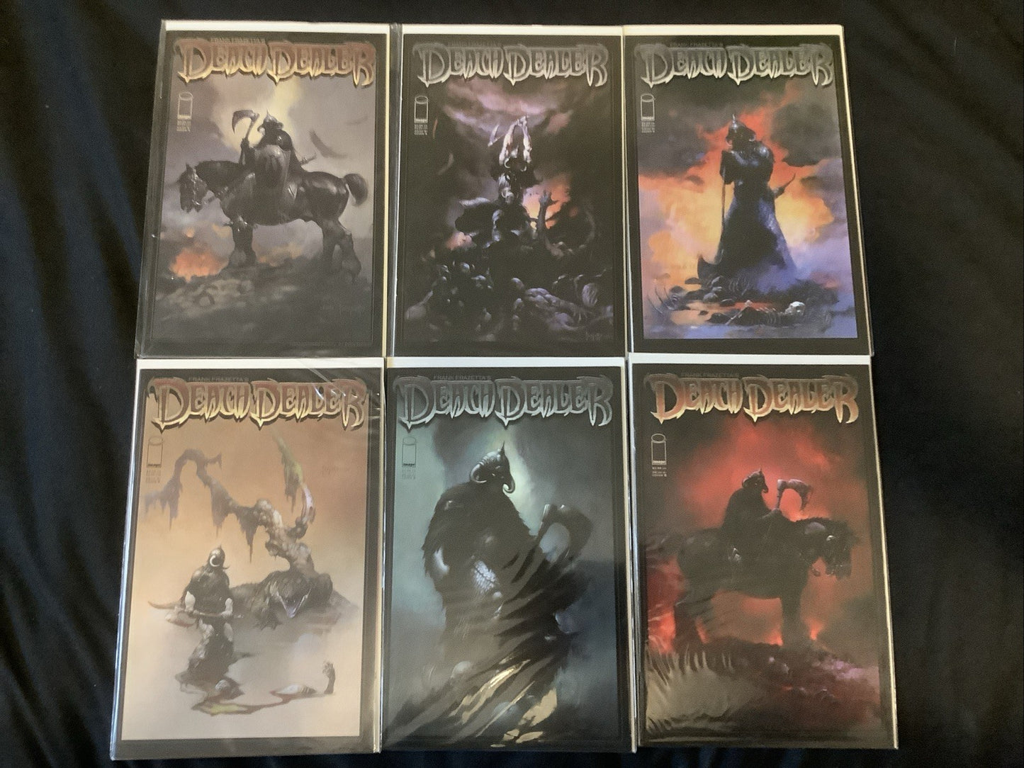 Frank Frazetta's Death Dealer #1-6 Complete Comic Set, Image Comics, 2007