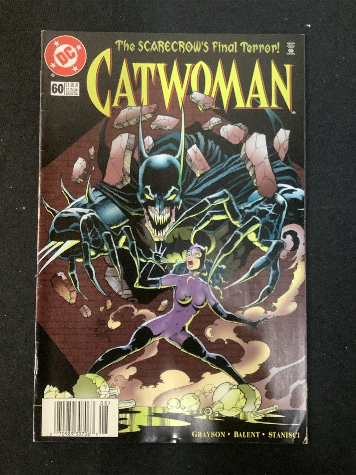Catwoman #57-60 Comic Lot, DC, Multiple Newsstands, “Only Happy When It Rains”