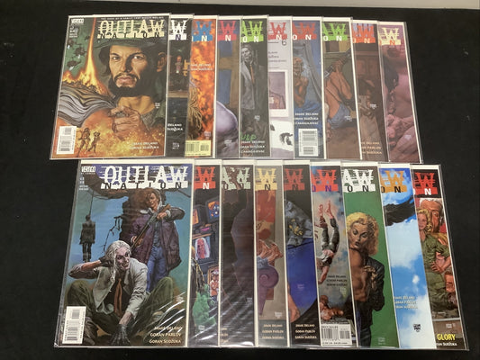 Outlaw Nation #1-19 Comic Lot (VERTIGO, 2000-2002, Jamie Delano) complete series