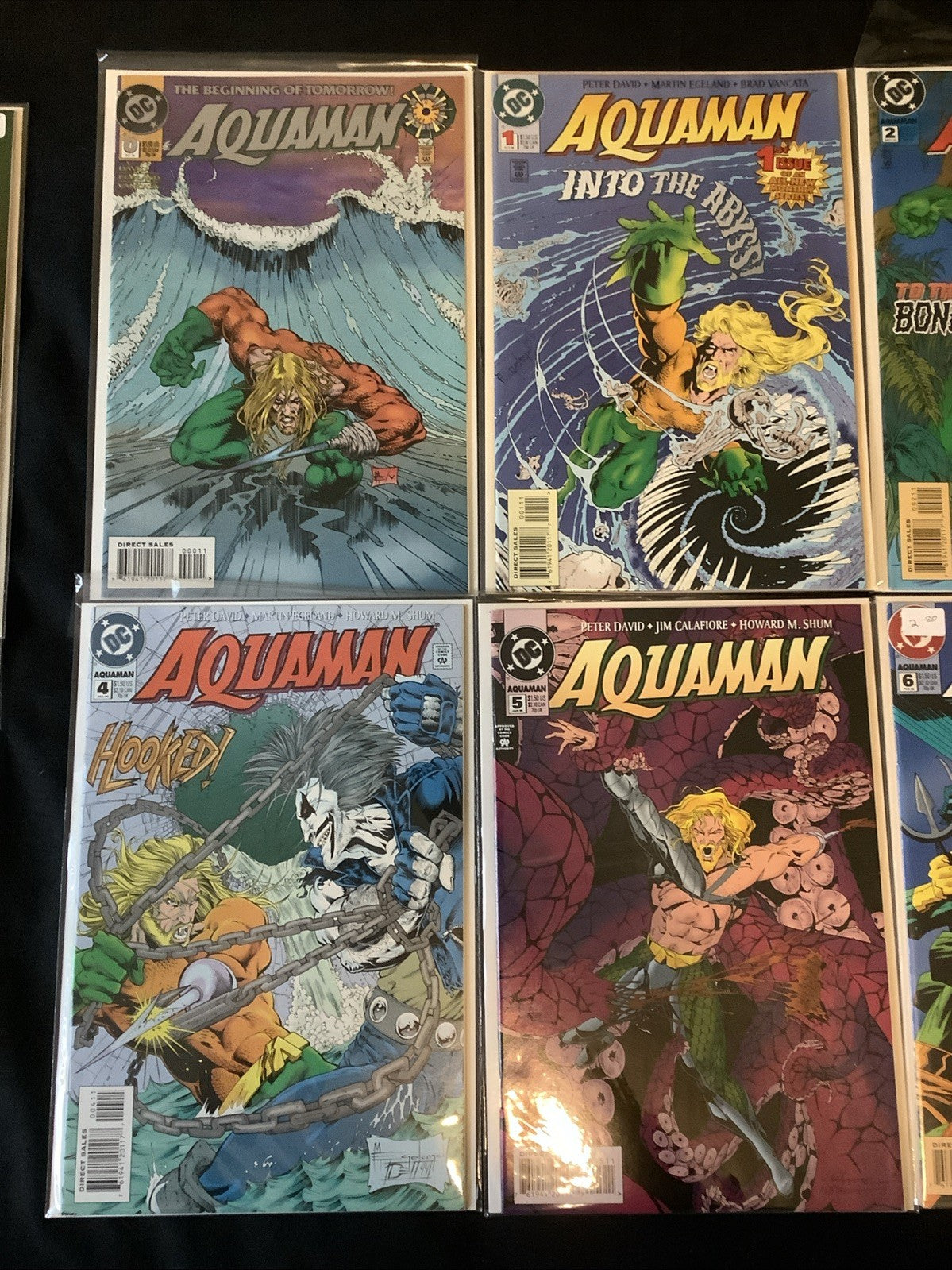 Aquaman Peter David Bundle (Time And Tide #1-4, Vol.5 #0-7) 12 Comics Total