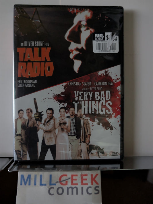 Talk Radio / Very Bad Things / Tristram Shandy, 3 Movie Set (DVD) Brand New-JD