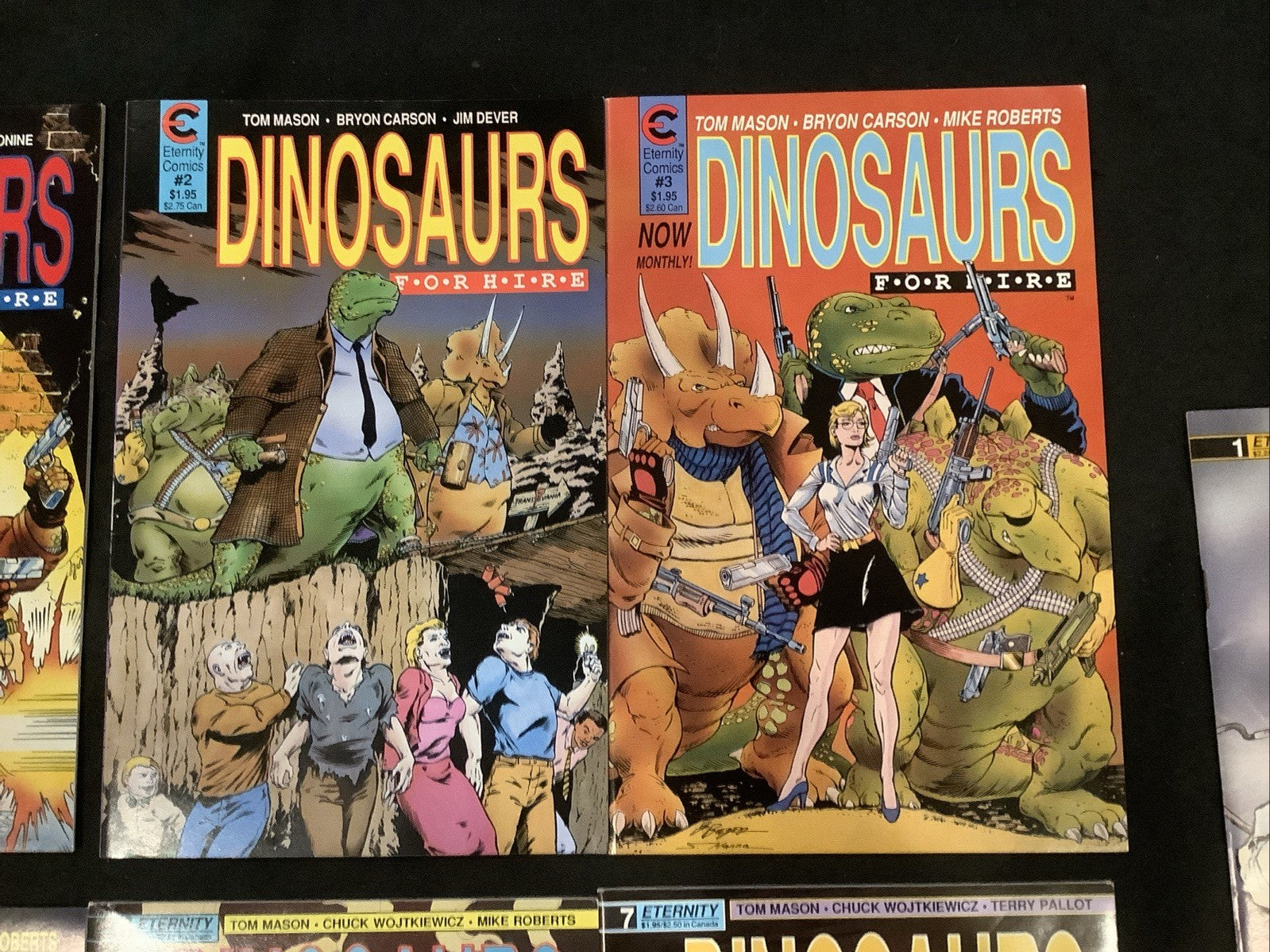 Dinosaurs for Hire #1-9 + Fall Classic Complete Comic Set, 3D Glasses Included
