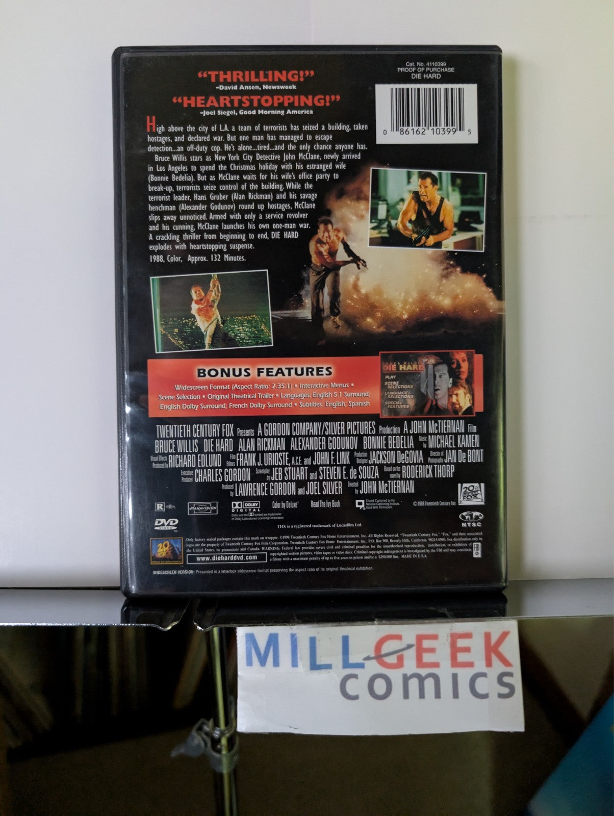 Die Hard, Die Hard 2: Die Harder, Die Hard 3: With A Vengeance (DVD) Like New-JD