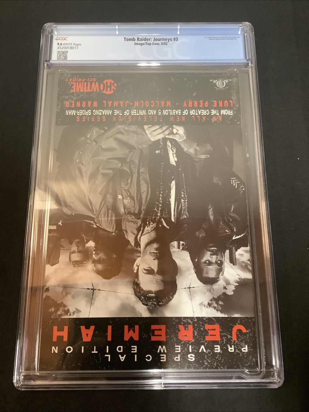 Tomb Raider: Journeys #3 (2002) CGC Graded 9.6, White Pages, Adam Hughes Cover