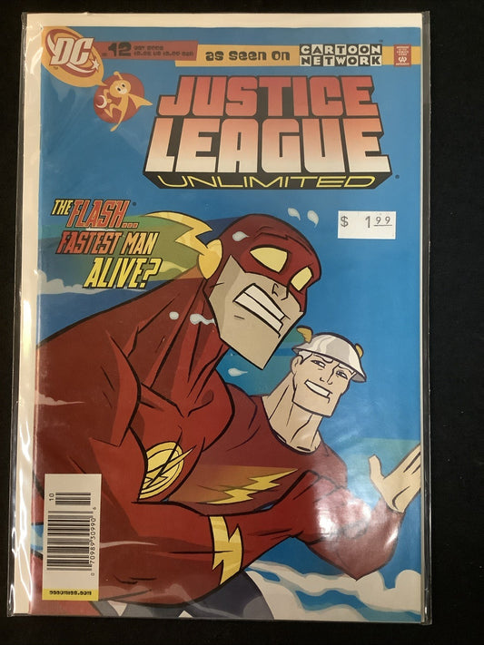 Justice League Unlimited #12-15 Comic Lot, DC Comics, NEWSSTAND COVERS!